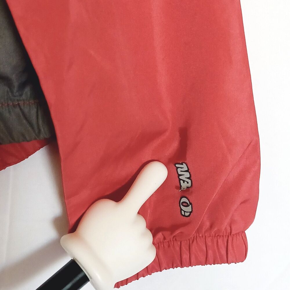 PEARL iZUMi Women's M Cycling Windbreaker Jacket Red/Gray Full Zip Pockets - Picture 14 of 16